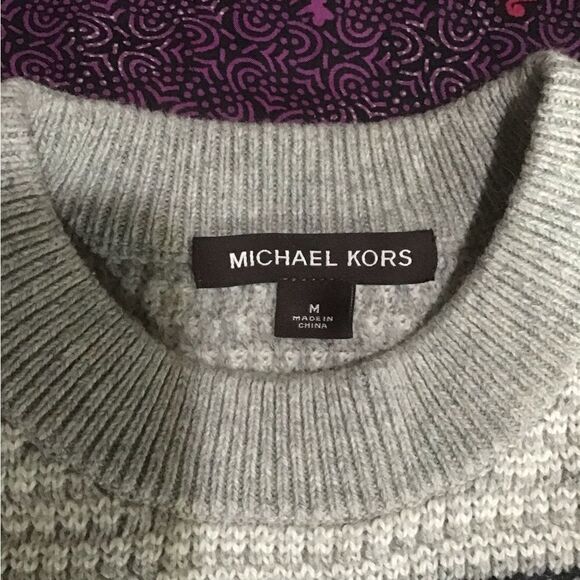 MICHAEL KORS Men’s Merino WOOL Sweater M - Picture 10 of 14